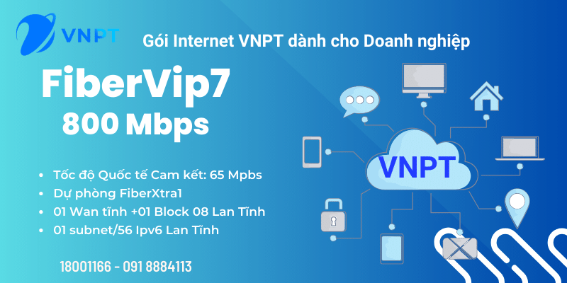 Lắp mạng Cáp quang VNPT Đồng Nai - Gói FiberEco7 800Mbps