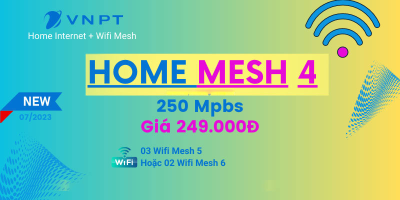 Giá Lắp mạng Wifi Mesh VNPT Đồng Nai