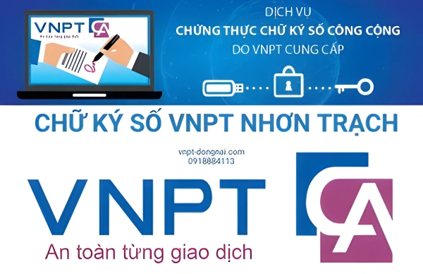 Chữ ký số VNPT tại Nhơn Trạch Đồng Nai
